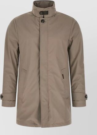 Moorer duca high collar jacket adjustable cuffs
