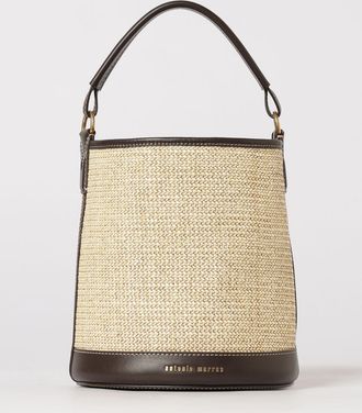 Antonio Marras Borsa a secchiello in paglia e pelle con sacchetto Antonio Marras