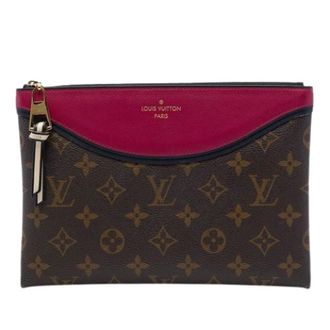 Louis Vuitton Pre-owned Pochette Tuileries - Dames - Pre-owned - Bruin - Maat: ONE Size Leer