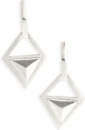 Karine Sultan Angular Statement Earrings in Silver at Nordstrom Rack
