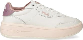 Fila platform logo trainers - White