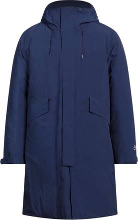 C.P. Company Mens Navy Blue Long Down Jacket - Size Medium