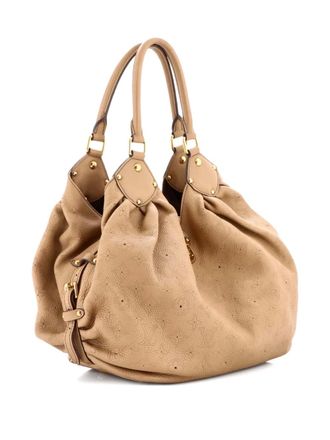 Louis Vuitton L Mahina Leather hobo bag - Neutrals
