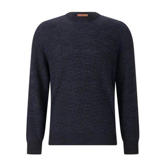Missoni Heren, Truien, Blauw, Maat: L