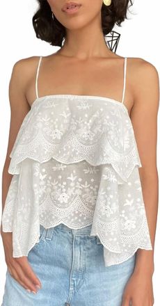 Bishop + Young Capri Scalloped Cami In White