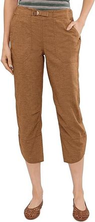 Royal Robbins Hempline Capris Womens Outerwear Pecan : 16 R, Cotton/Elastane
