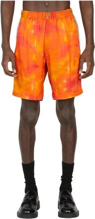 Ahluwalia Studio Hardloopshorts met grafisch motief - Heren - Korte Broeken - Oranje - S - Korte Broeken