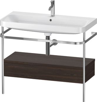 Duravit Set C-bonded Duravit Happy D.2 Plus Con Consola Met&aacute;lica Y Caj&oacute;n