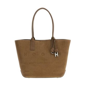 Hogan Small Shopping Bag - female - Hogan - Shopping Bags - Beige - ONE SIZE - Bags