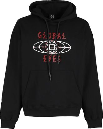 44 Label Group Stay Positive Hoodie - Heren - Hoodies - Zwart - S - Katoen - Hoodies & sweatvesten