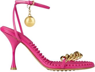 Bottega Veneta Pink Dot Heeled Sandals Size 37