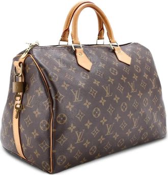 Louis Vuitton Speedy Bandouliere Bag Monogram Canvas 35 satchel - Bruin
