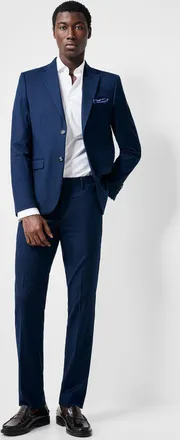 Soul of London Mens Minimalist colourful twill suit Slim fit