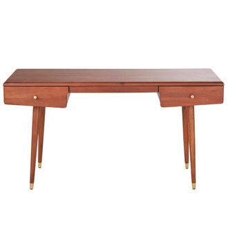 Maisons du monde Escritorio de 2 cajones de madera de acacia