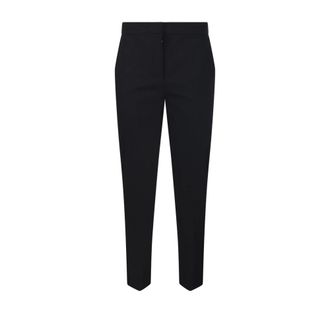Max Mara Straight Trousers, female, Black, L, Malika Trousers