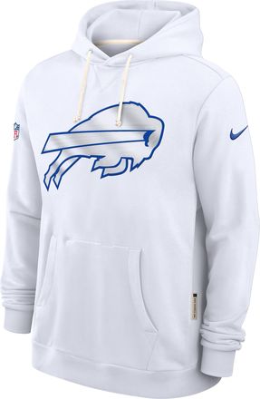 Nike Buffalo Bills Rivalries Collection Sideline Nike Mens Dri-FIT NFL Pullover Hoodie in White | 03AZ10A81-LF7