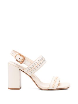 Zimmermann Womens Alchemy Leather Heel Sandals