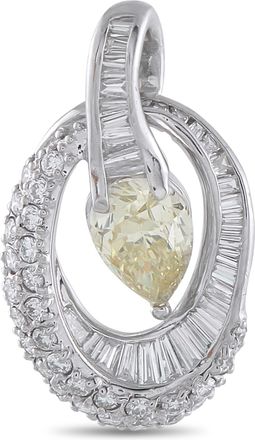 Luxury Bazaar Platinum 1.78ct Diamond Pendant MF29-101525