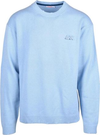 Sun 68 Heren, Truien, Blauw, Maat: 2XL Wol