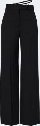 Tom Ford Belted wool wide-leg pants