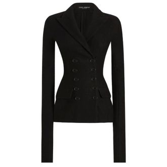 Dolce & Gabbana Mujer, Chaquetas, Negro, Talla: S