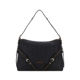 Givenchy Denim Medium Voyou Shoulder Bag