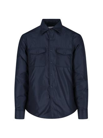 Aspesi Navy Blue 13 Nylon Casual Shirt