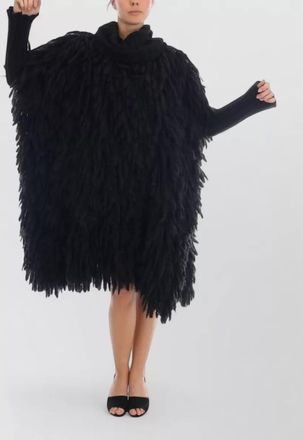 Dolce & Gabbana cashmere oversized textured knit high neck sweater