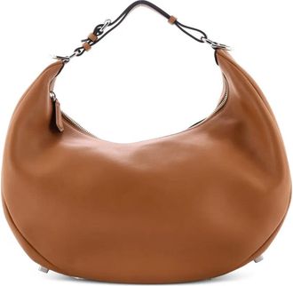 Fendi Fendigraphy Bag Leather Medium hobo bag - Bruin