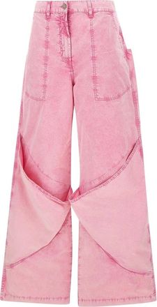 The Attico Dames, Jeans, Roze, Maat: W27 Katoen