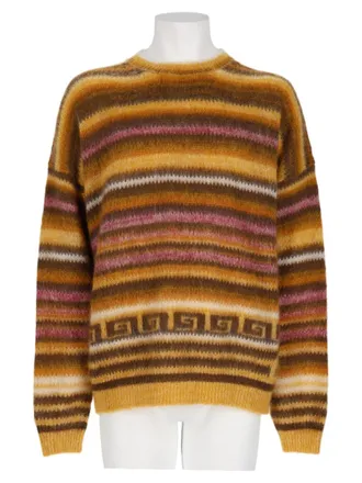 Isabel Marant Relaxed Fit Knit Sweater With Striped Pattern In Warm Tones