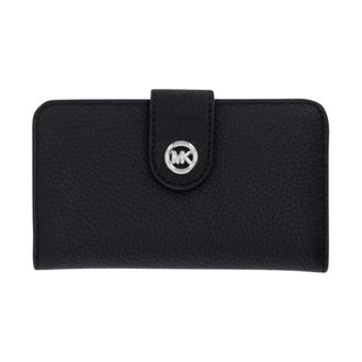 Michael Kors Accessoires, Dames, Zwart, ONE Size, Leer, Medium Wallet