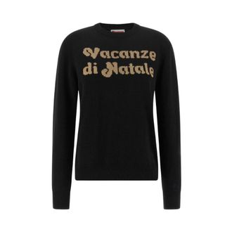 MC2 Saint Barth Crewneck Sweater - Dames - Ronde hals truien - Zwart - L - Truien & Vesten
