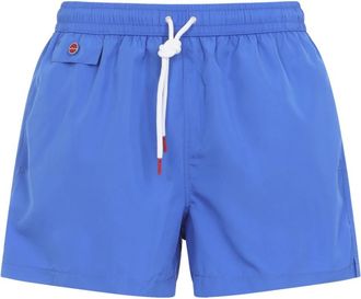 Kiton Zwemshorts - Heren - Strandmode - Blauw - L - Badmode