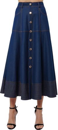 Ciebon Lilian Maxi Skirt in Navy at Nordstrom Rack, Size Large