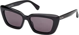 Max Mara Elizabeth Zonnebril - Dames - Zonnebrillen - Zwart - 54 MM - Accessoires