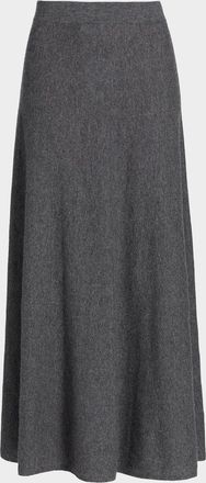 Lisa Yang Cashmere A-Line Maxi Skirt