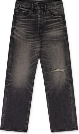 Purple Black Dirty Fade Denim