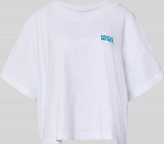American Vintage American Vintage T-Shirt mit &uuml;berschnittenen Schultern Modell GIXY in Weiss, Gr&ouml;&szlig;e XS/S