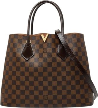 Louis Vuitton Brown Pvc Leather Shoulder Bag Tote Bag (Pre-Owned)