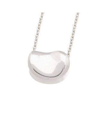 Tiffany & Co. Silver Elsa Peretti Sterling Silver Bean 9Mm Necklace (Authentic Pre-Loved)