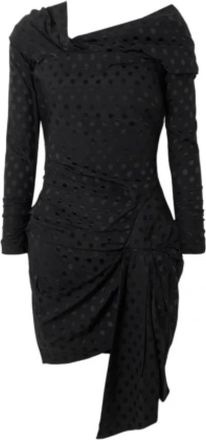 Isabel Marant Elara Jurk - Dames - Feestkleedjes - Zwart - M - Kleedjes
