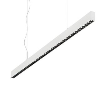 Netlighting Office LED Decorative Linear Straight Bar Pendant White 3000K