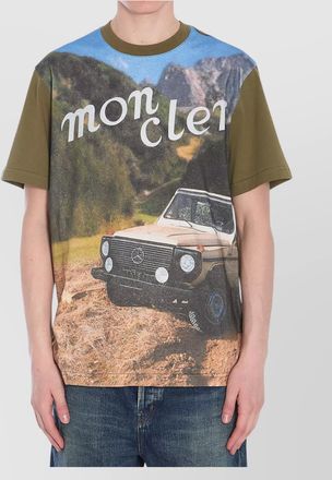Moncler graphic logo print crew-neck t-shirt