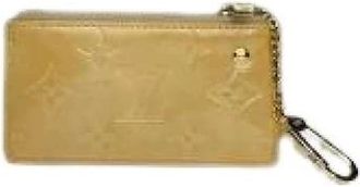 Louis Vuitton Pre-owned Wallets, female, Beige, Size: ONE SIZE Pre-owned Leather Wallet