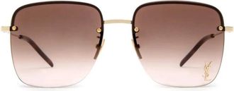 Saint Laurent Sunglasses, female, Brown, Size: ONE SIZE SL 312 M SNG 8009 Sunglasses