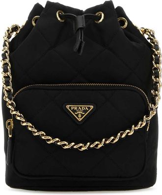 Prada Black Re-Edition 1995 bucket bag