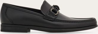 Ferragamo Uomo Mocassino con morsetto Gancini Nero Taglia 40.5