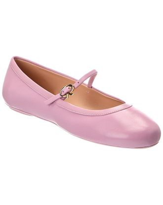 Gianvito Rossi Leather Ballerina Flat