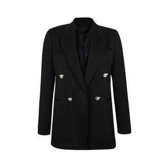 Lanvin Blazers, female, Black, Size: L Wool Blazer for Women